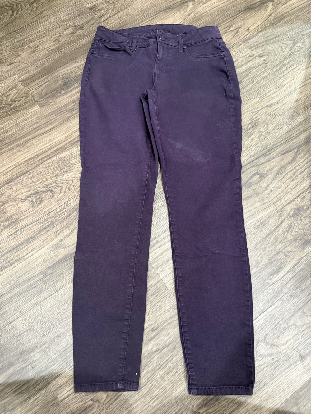Maurices Women's Skinny Jeans in Deep Plum